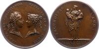 Frankreich Bronzemedaille Ludwig XV. 1715-1774. -