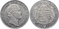 Sachsen-Albertinische Linie Ausbeutetaler Friedrich August II. 1836-1854. -