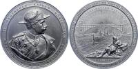 Brandenburg-Preußen Großes Zinnmedaillon 1 Wilhelm II. 1888-1918. -