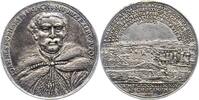 Polen Versilberte Bronzegußmedaille 1 Johann Sobieski 1674-1696. -
