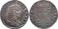 2/3 Taler 1673  BH Brandenburg-Preußen Friedrich Wilhelm 1640-1688. Winzige Kratzer am Rand, fast vorzüglich