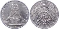 Sachsen 3 Mark Friedrich August III. 1904-1918. -