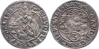 Salzburg 3 Kreuzer Max Gandolph Graf Kuenburg 1668-1687. -