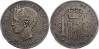 5 Pesetas 1898  SG Spanien Alfons XIII. 1886-1931. Sehr schön