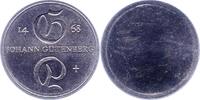 Deutsche Demokratische Republik Einseitiger Aluminiumabschlag 10 Mark -