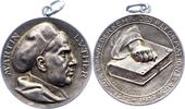 Reformation Tragbare Silbermedaille 400-Jahrfeier der Reformation 1917. -