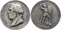 Reformation Versilberte Bronzemedaille 400-Jahrfeier der Reformation 1917. -