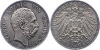 Sachsen 2 Mark Albert 1873-1902. -