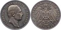 Sachsen 3 Mark Friedrich August III. 1904-1918. -