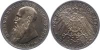 Sachsen-Meiningen 3 Mark Georg II. 1866-1914. -
