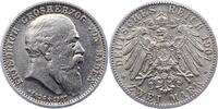 Baden 2 Mark Friedrich I. 1856-1907. -