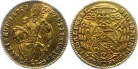 Salzburg Dukat Gold Sigismund von Schrattenbach 1753-1771. -