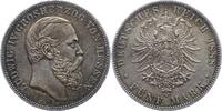 Hessen 5 Mark Ludwig IV. 1877-1892. -