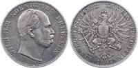 Brandenburg-Preußen Taler 1867 A Wilhelm I. 1861-1888. Sehr schön