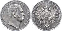 Brandenburg-Preußen Taler 1867 B Wilhelm I. 1861-1888. Vorzüglich