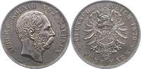 Sachsen 5 Mark Albert 1873-1902. -
