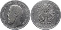 Baden 2 Mark Friedrich I. 1856-1907. -