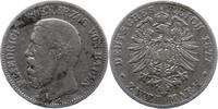 Baden 2 Mark Friedrich I. 1856-1907. -