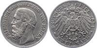 Baden 2 Mark Friedrich I. 1856-1907. -