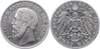 Baden 2 Mark Friedrich I. 1856-1907. -