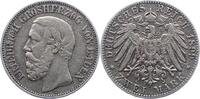 Baden 2 Mark Friedrich I. 1856-1907. -
