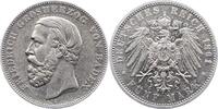 Baden 5 Mark Friedrich I. 1856-1907. -