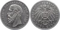 Baden 5 Mark Friedrich I. 1856-1907. -