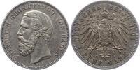 Baden 5 Mark Friedrich I. 1856-1907. -