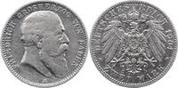 Baden 2 Mark Friedrich I. 1856-1907. -
