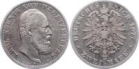 Württemberg 2 Mark Karl 1864-1891. -