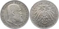 Württemberg 5 Mark Wilhelm II. 1891-1918. -