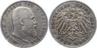Württemberg 5 Mark Wilhelm II. 1891-1918. -