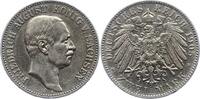 Sachsen 2 Mark Friedrich August III. 1904-1918. -