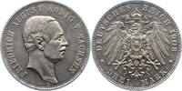 Sachsen 3 Mark Friedrich August III. 1904-1918. -