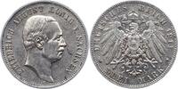 Sachsen 3 Mark Friedrich August III. 1904-1918. -