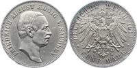 Sachsen 5 Mark Friedrich August III. 1904-1918. -