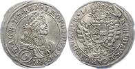 Haus Habsburg 6 Kreuzer Leopold I. 1657-1705. -