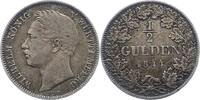 Württemberg 1/2 Gulden Wilhelm I. 1816-1864. -