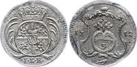 Sachsen-Albertinische Linie 3 Pfennig / Dreier Friedrich August I. 1694-1733. -