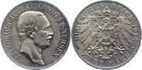Sachsen 2 Mark Friedrich August III. 1904-1918. -