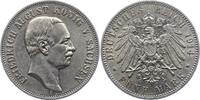 Sachsen 5 Mark Friedrich August III. 1904-1918. -