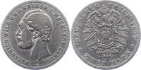 Mecklenburg-Strelitz 2 Mark Friedrich Wilhelm 1860-1904. -