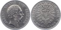 Sachsen 2 Mark Albert 1873-1902. -