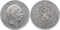 Sachsen 5 Mark Albert 1873-1902. -