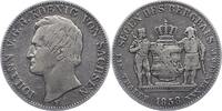Sachsen-Albertinische Linie Ausbeutetaler Johann 1854-1873. -