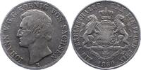 Sachsen-Albertinische Linie Taler Johann 1854-1873. -