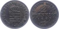 Sachsen-Weimar-Eisenach 2 Pfennig Carl Alexander 1853-1901. -