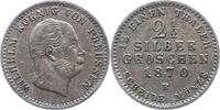 Brandenburg-Preußen 2 1/2 Silbergroschen Wilhelm I. 1861-1888. -