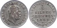 Brandenburg-Preußen 1/2 Silbergroschen Wilhelm I. 1861-1888. -