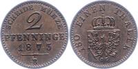 Brandenburg-Preußen 2 Pfennig Wilhelm I. 1861-1888. -